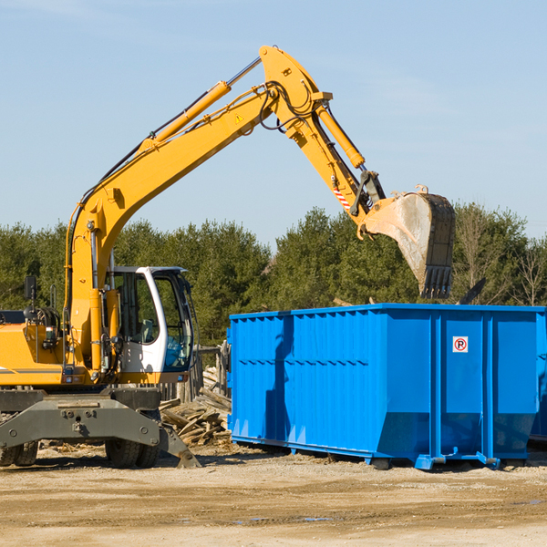 can i choose the location where the residential dumpster will be placed in Chesterfield
